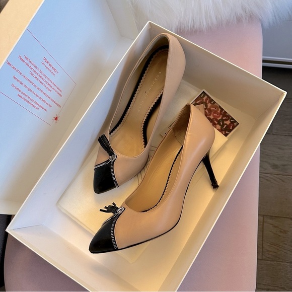 Charlotte Olympia Desiree Unzipped Heels | US36.5 - Picture 3 of 12